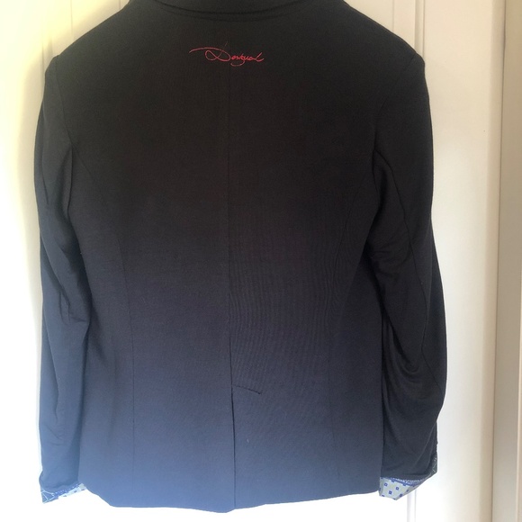 NWT Desigual Blazer w/ Blue Accents and Lining - Picture 11 of 12